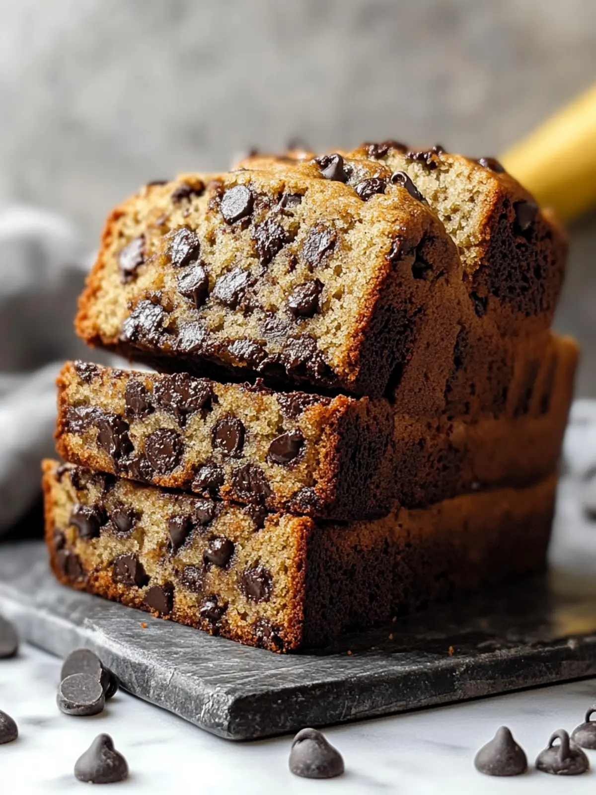 Moist Chocolate Chip Banana Bread for Irresistibly Soft Slices 3 Moist Chocolate Chip Banana Bread