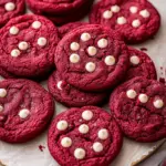Decadent Red Velvet Cookies with White Chocolate Delight 7 Red Velvet Cookies