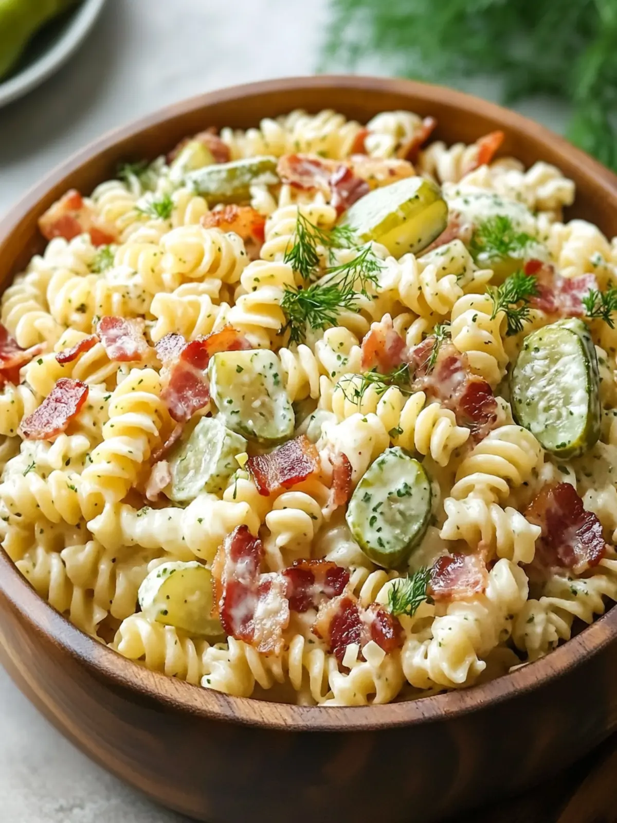 Dill Pickle Bacon Pasta Salad: Your Next BBQ Star! 4 Dill Pickle Bacon Pasta Salad