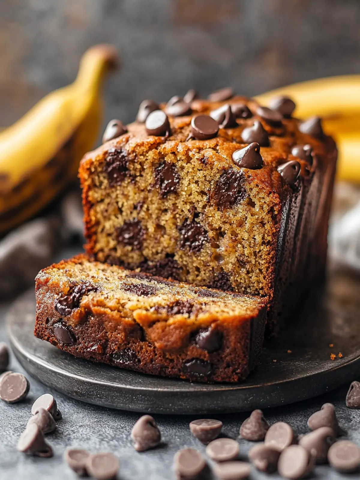 Moist Chocolate Chip Banana Bread That's Irresistibly Good 4 Moist Chocolate Chip Banana Bread