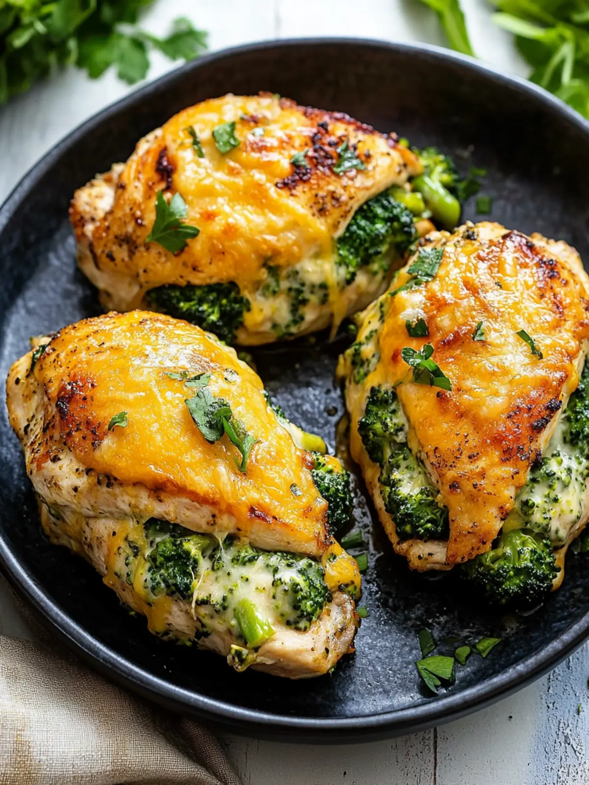 Broccoli Cheese Stuffed Chicken: Comfort Food Done Right 2 Broccoli Cheese Stuffed Chicken