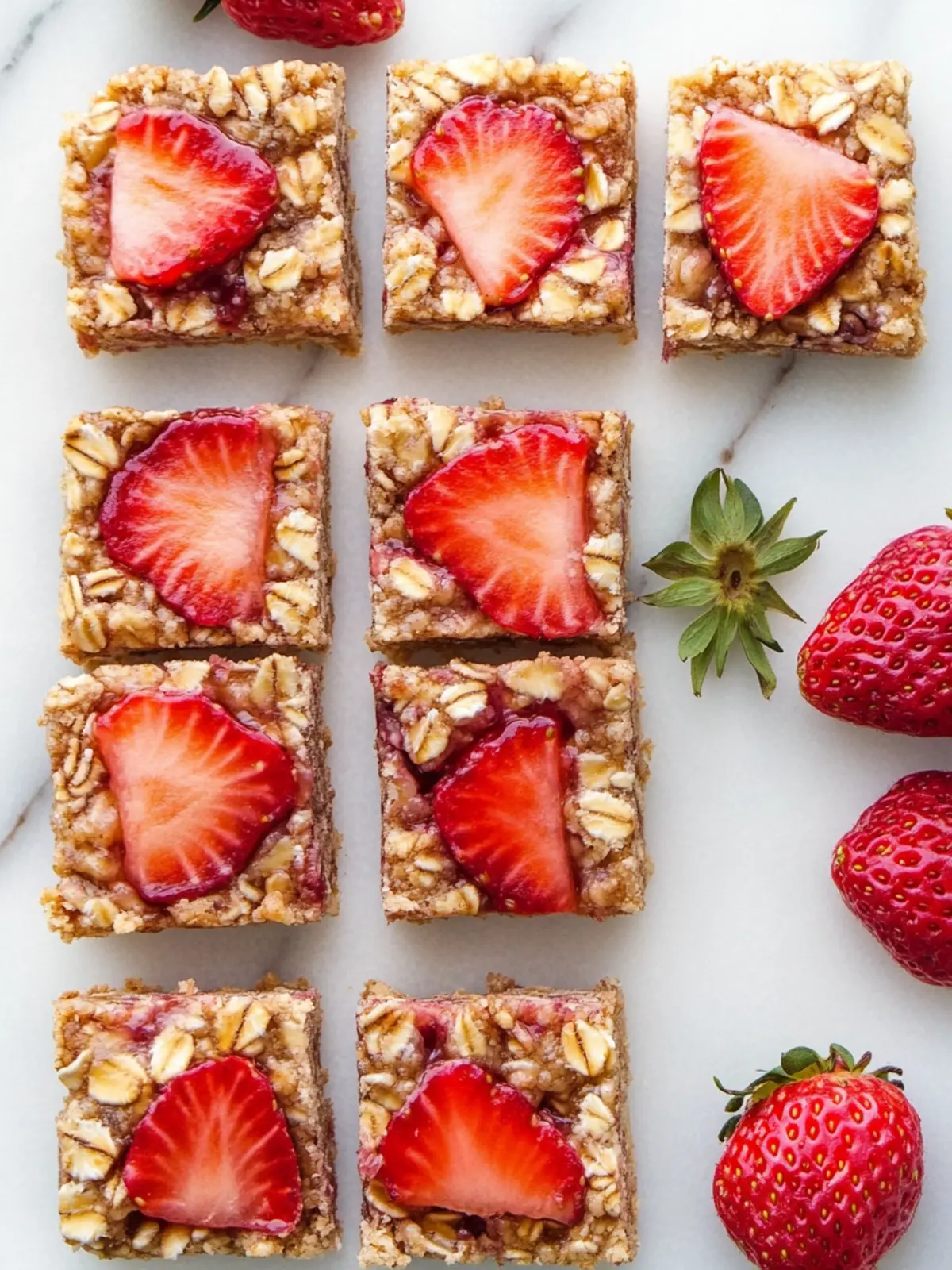 Delicious Strawberry Oatmeal Bars for Healthy Snacking 4 Strawberry Oatmeal Bars