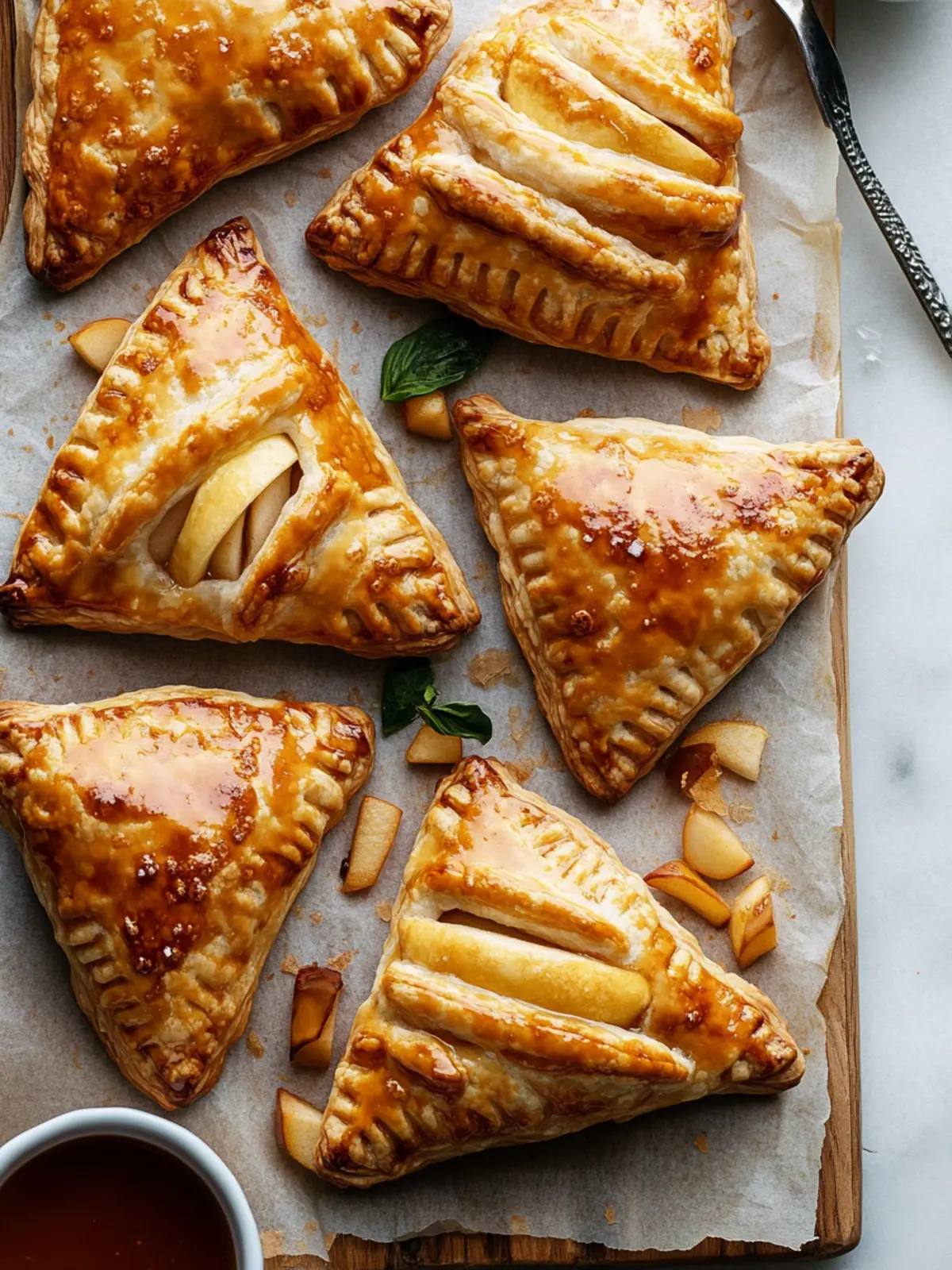 Delicious Apple Turnovers with Irresistible Caramel Drizzle 3 Apple Turnovers