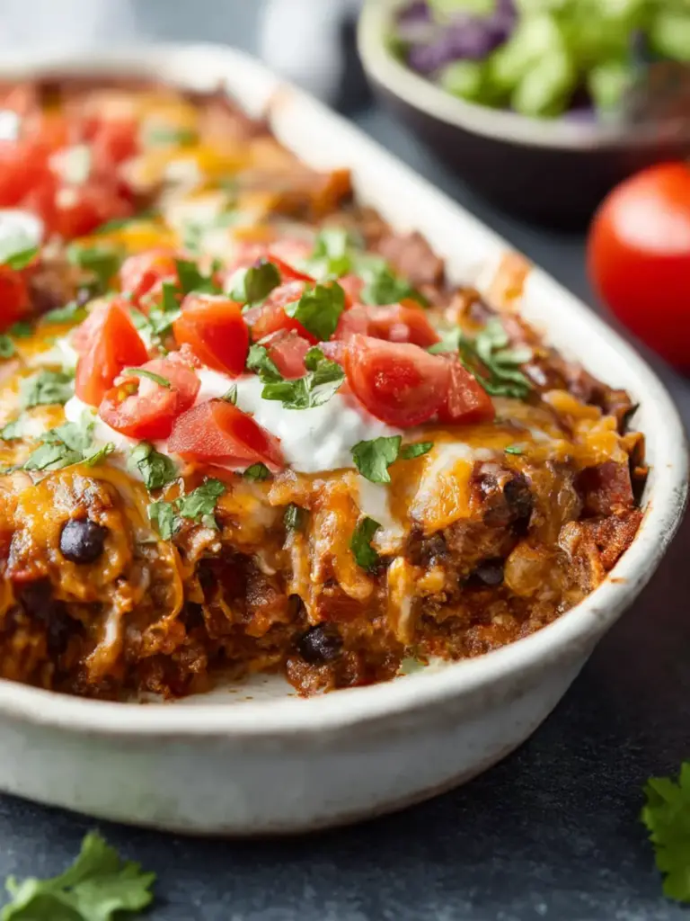 Beef Enchilada Casserole