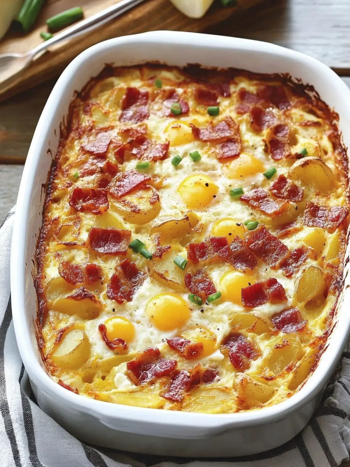Irresistible Bacon, Potato, and Egg Casserole Delight 4 Bacon, Potato, and Egg Casserole
