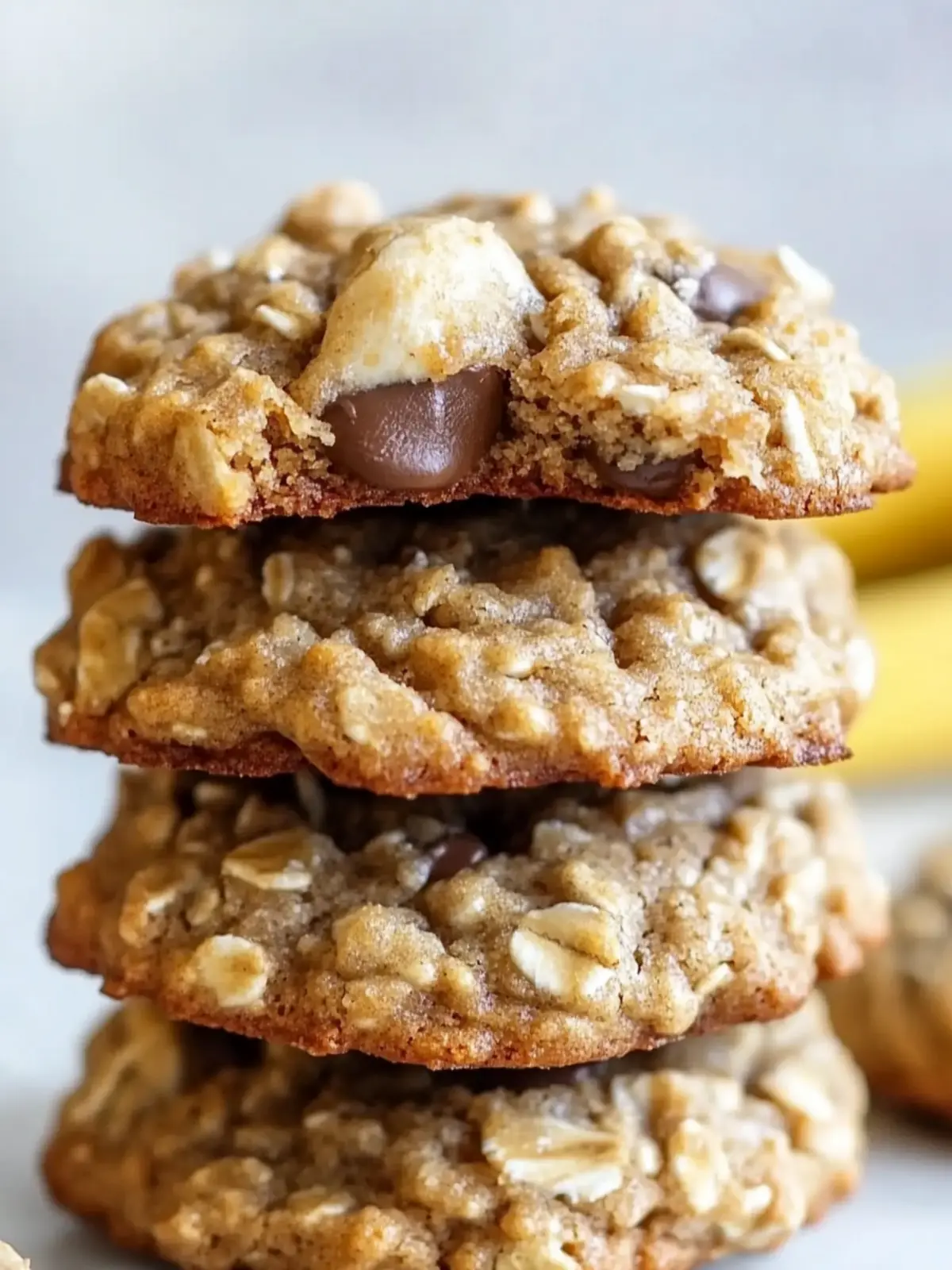 Chewy Banana Oatmeal Cookies That’ll Steal Your Heart 3 Chewy Banana Oatmeal Cookies