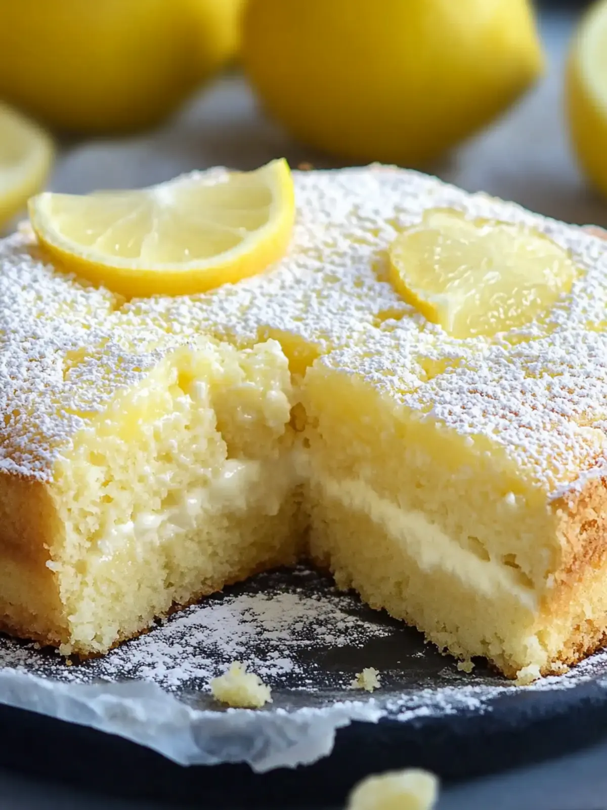 Zesty Lemon Custard Cake – Your Perfect Summer Delight 5 Lemon Custard Cake