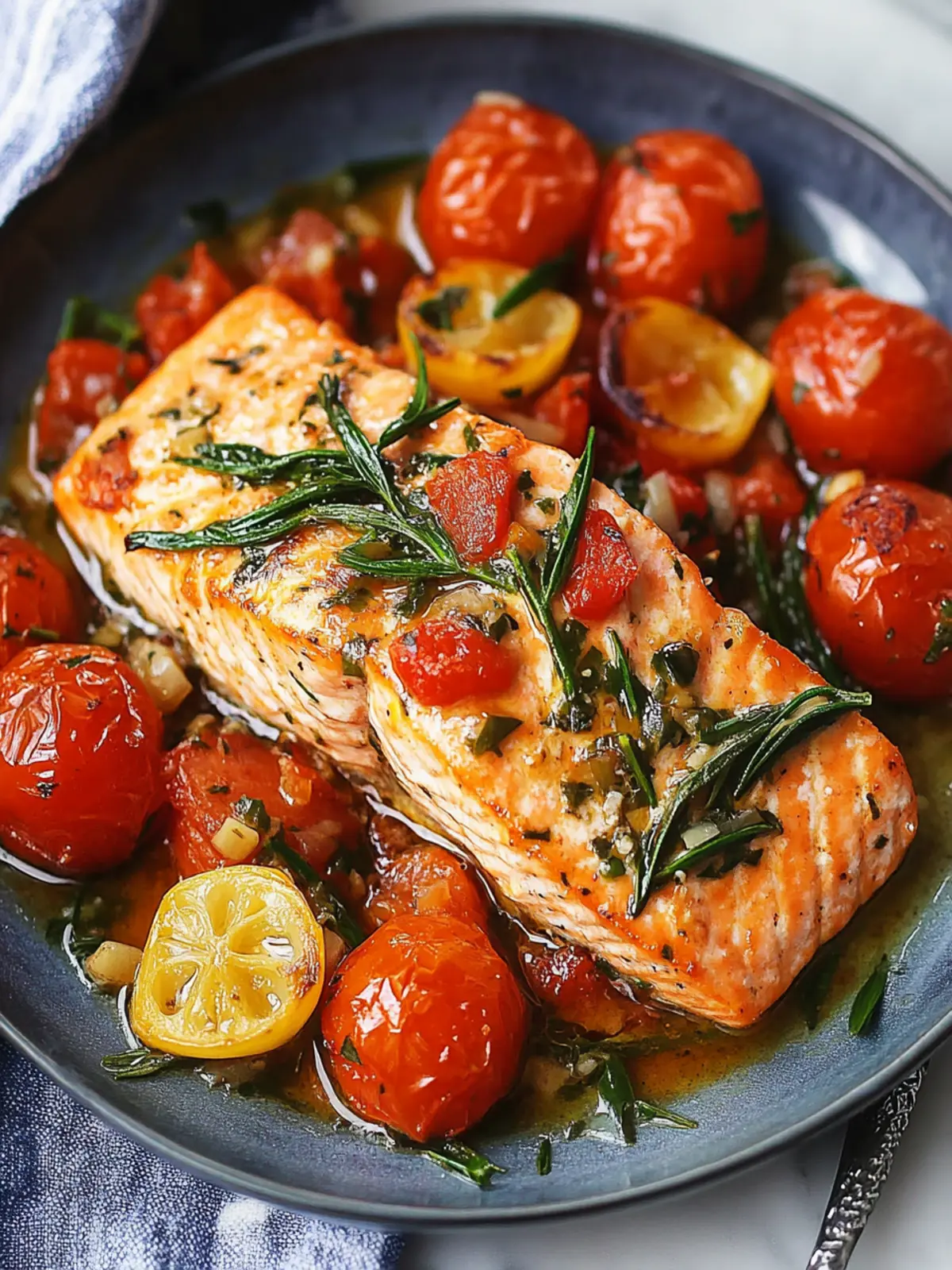 Tuscan Garlic Salmon Bliss: Quick, Healthy Dinner Delight 2 Tuscan Garlic Salmon