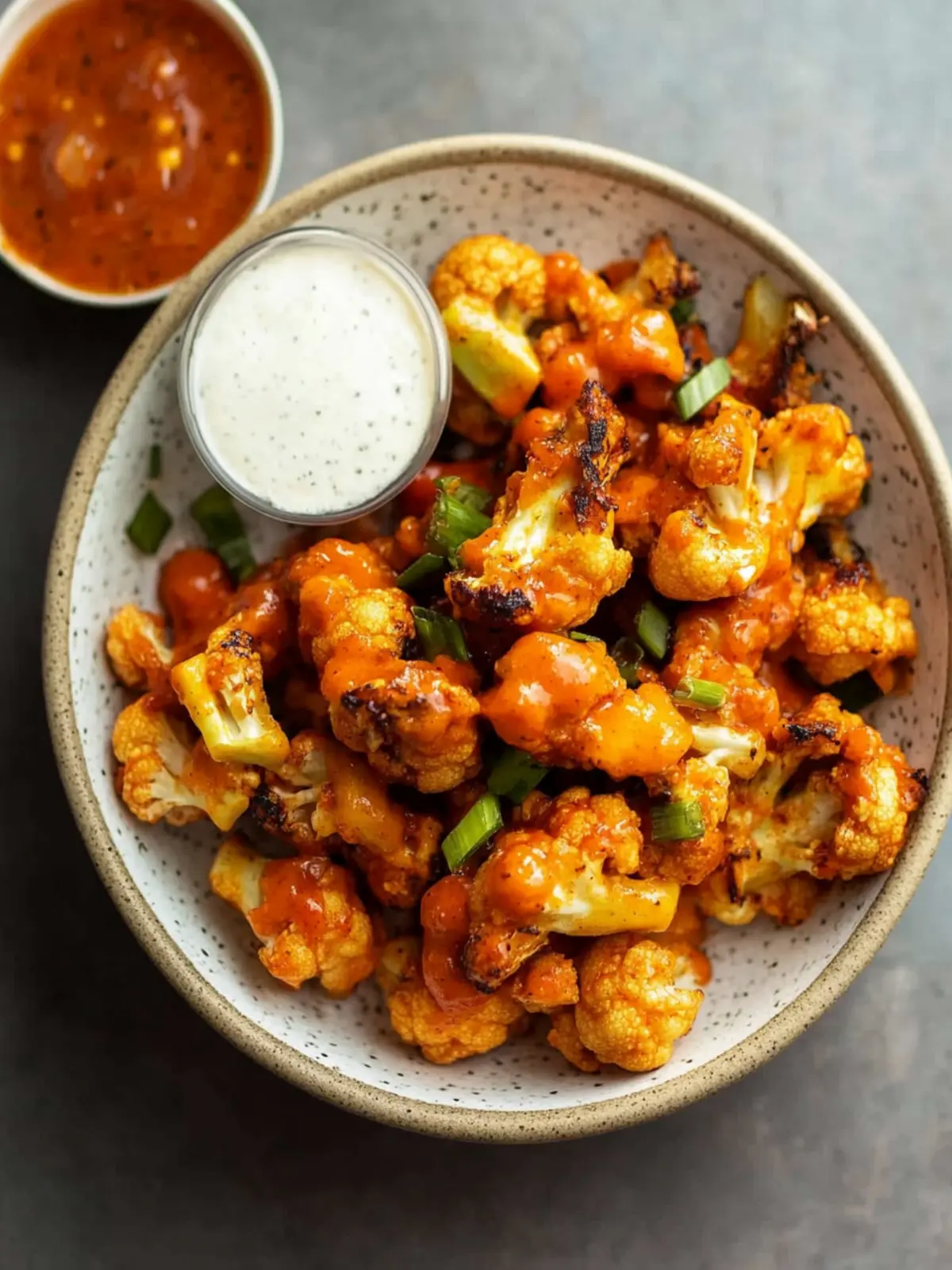Crispy Buffalo Cauliflower Wings for Guilt-Free Snacking 2 Buffalo Cauliflower Wings