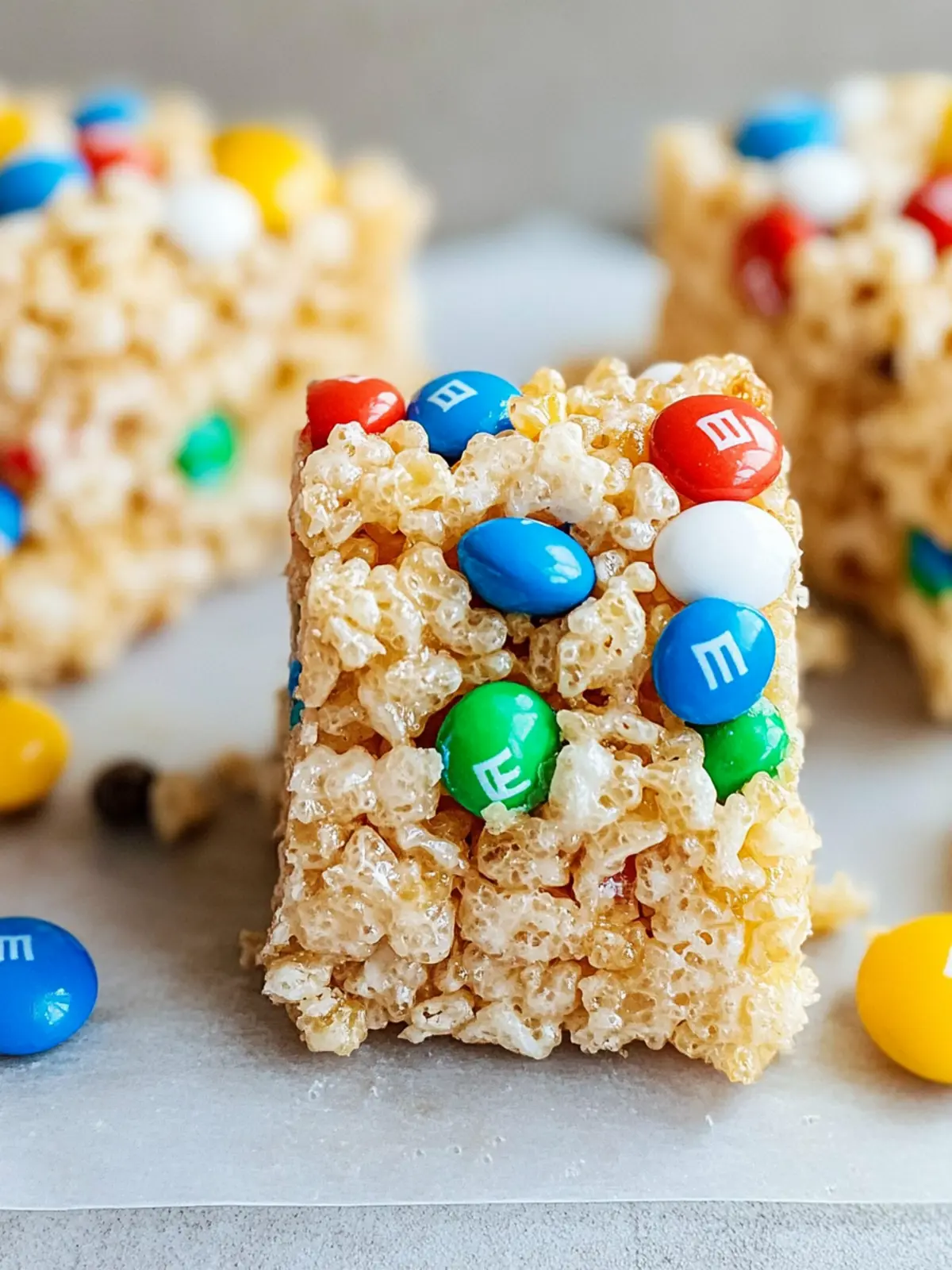 Irresistible M&M Rice Krispie Treats Your Family Will Love 5 M&M Rice Krispie Treats