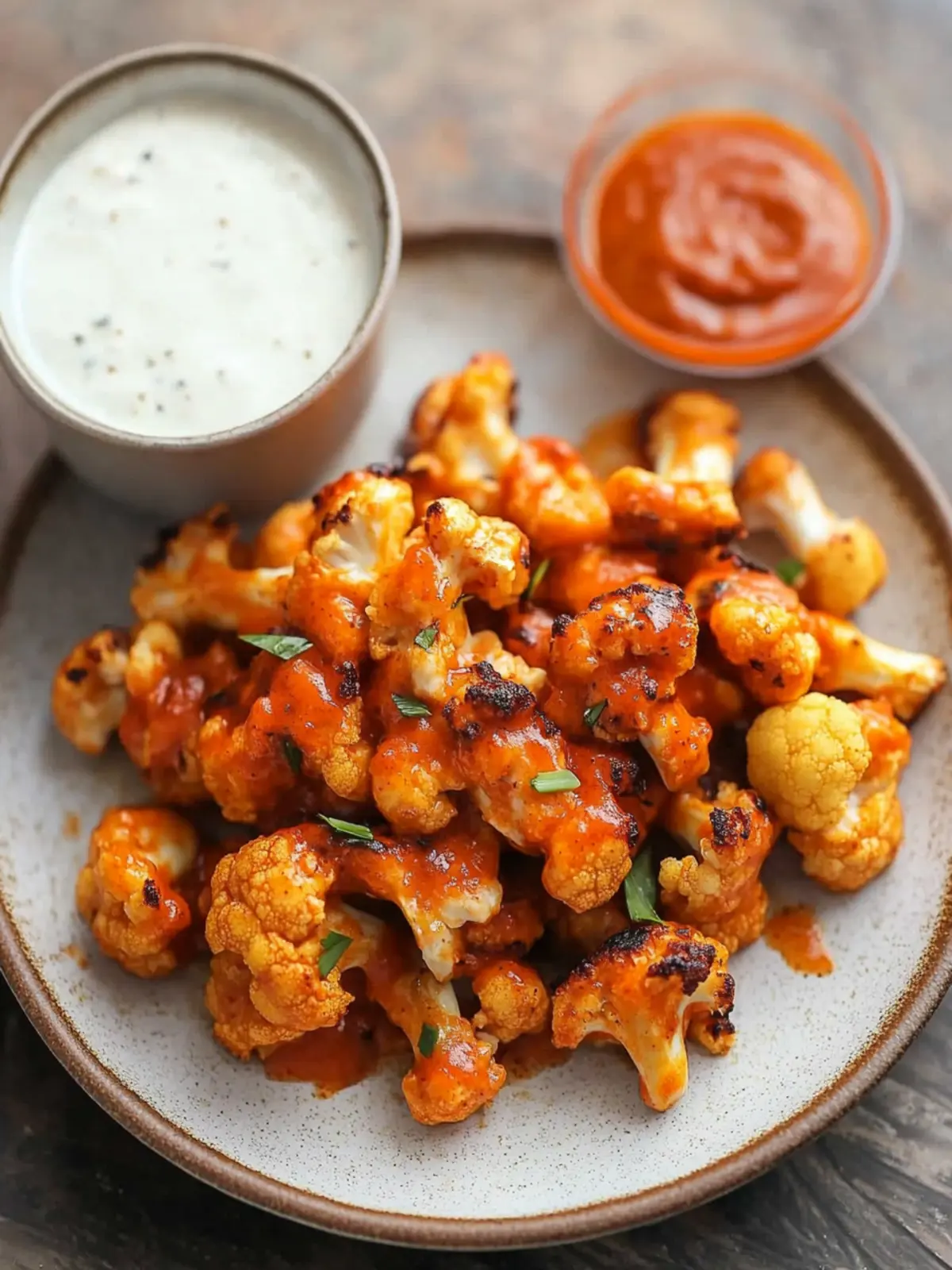 Crispy Buffalo Cauliflower Wings for Guilt-Free Snacking 4 Buffalo Cauliflower Wings