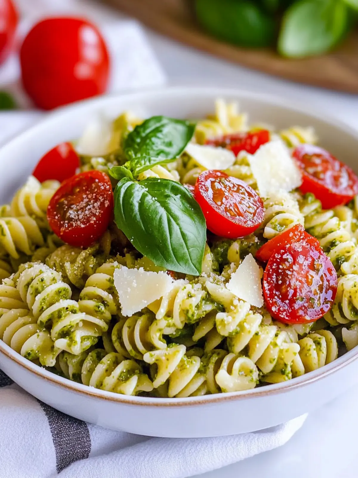 Colorful Pesto Pasta Salad: Quick Recipe for Fresh Flavor 4 Pesto Pasta Salad