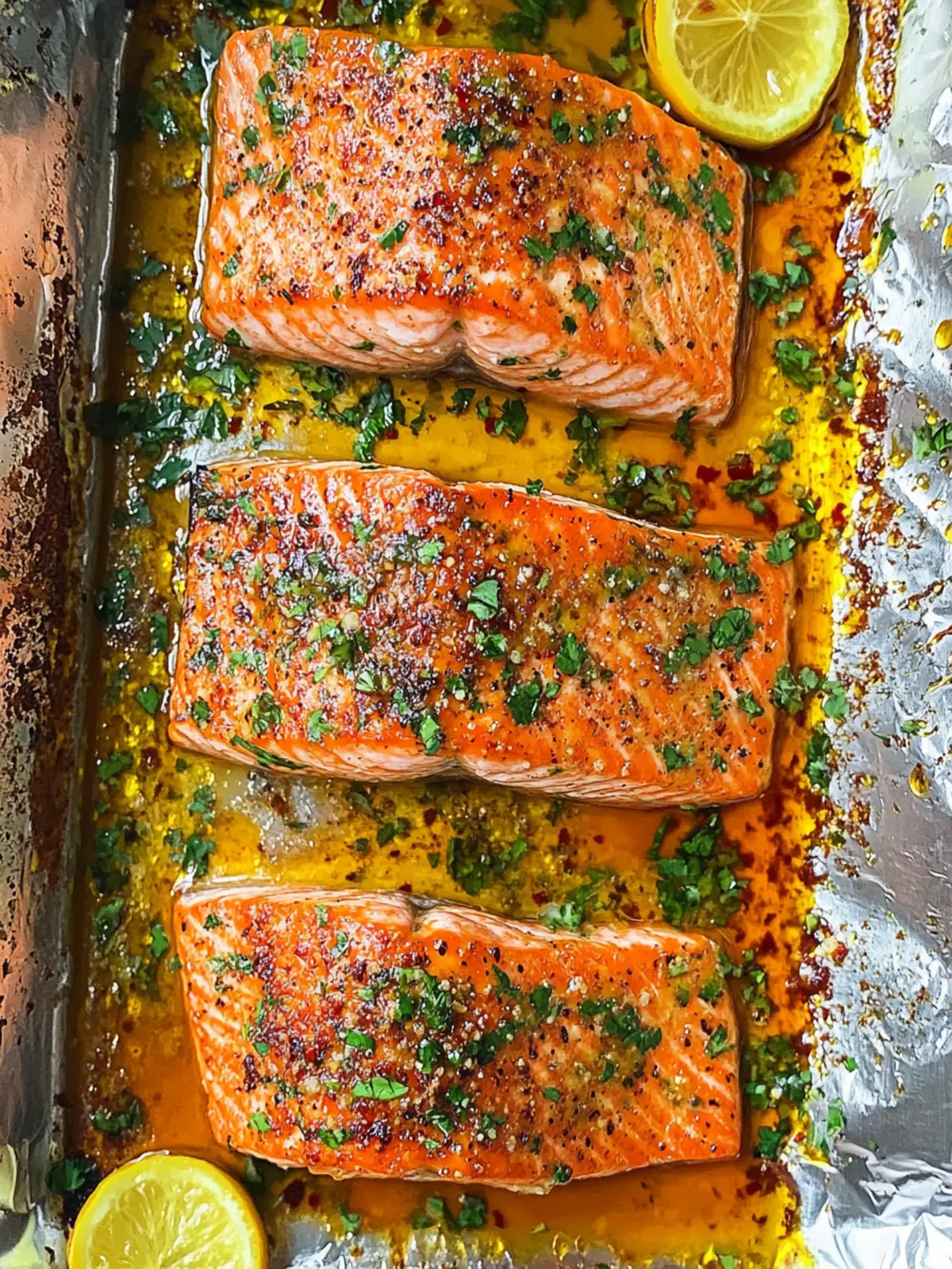 Oven Baked Salmon with Honey Garlic Glaze for Easy Dinner 5 Oven Baked Salmon