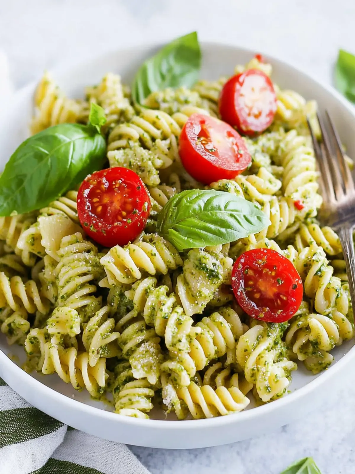 Colorful Pesto Pasta Salad: Quick Recipe for Fresh Flavor 5 Pesto Pasta Salad