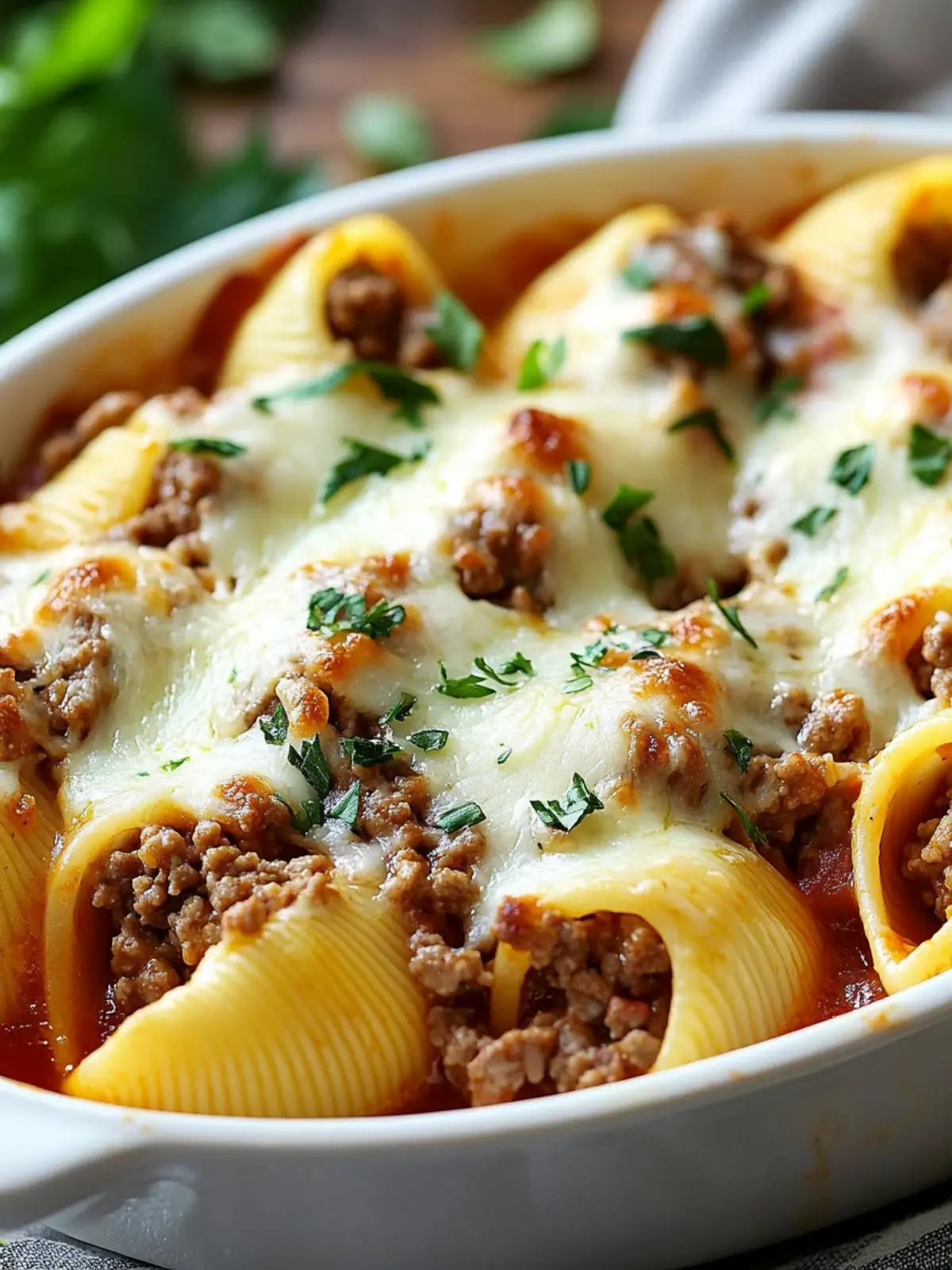 Stuffed Pasta Shells with Ground Beef for Cozy Family Nights 2 Stuffed Pasta Shells with Ground Beef