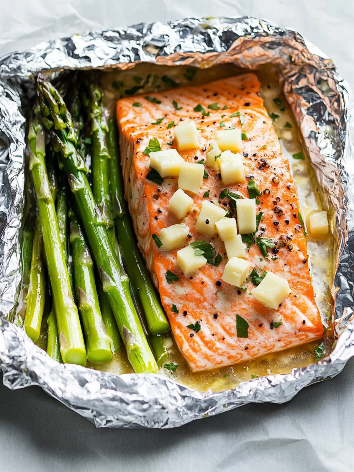 Delicious Baked Salmon in Foil with Asparagus You’ll Love 4 Baked Salmon in Foil with Asparagus