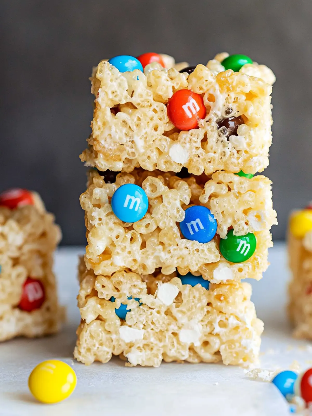 Irresistible M&M Rice Krispie Treats Your Family Will Love 4 M&M Rice Krispie Treats