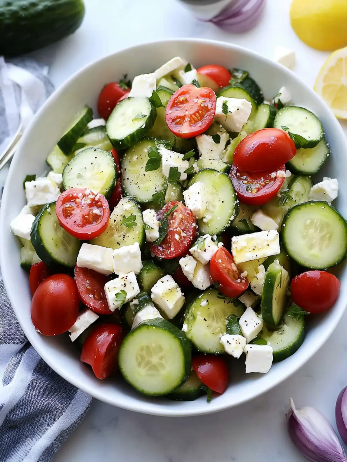 Zesty Greek Cucumber Salad That Brightens Your Day 5 Greek Cucumber Salad