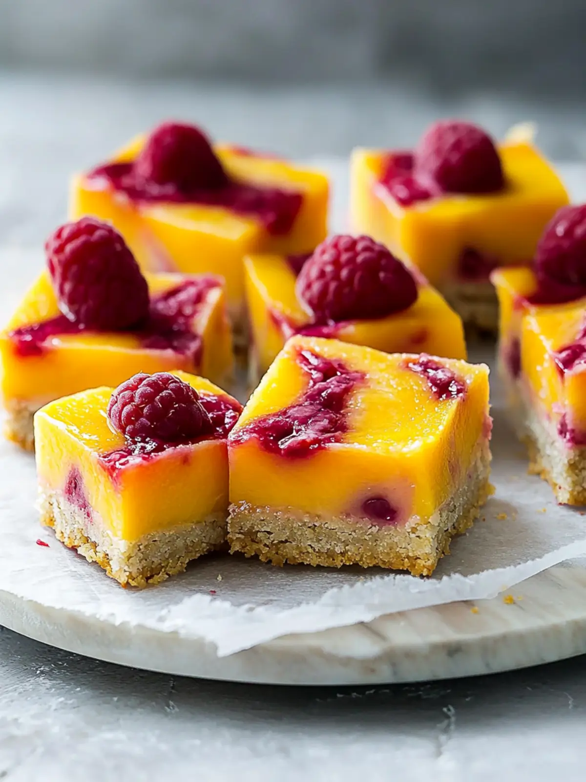 Raspberry Mango Bars That Will Brighten Your Summer Dessert 3 Raspberry Mango Bars
