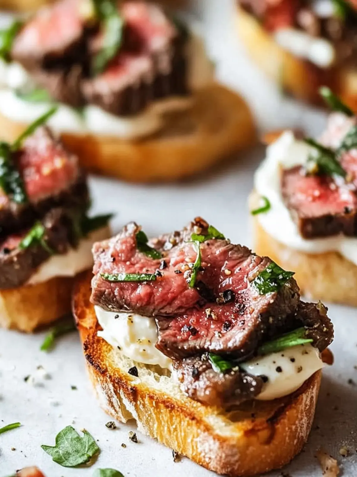 Savory Steak Crostini with Chimichurri You’ll Crave Forever 5 Steak Crostini