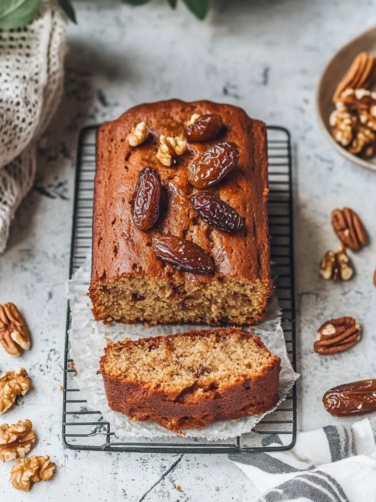 Delicious Date Honey Nut Cake for Sweet Homemade Moments 2 Date Honey Nut Cake