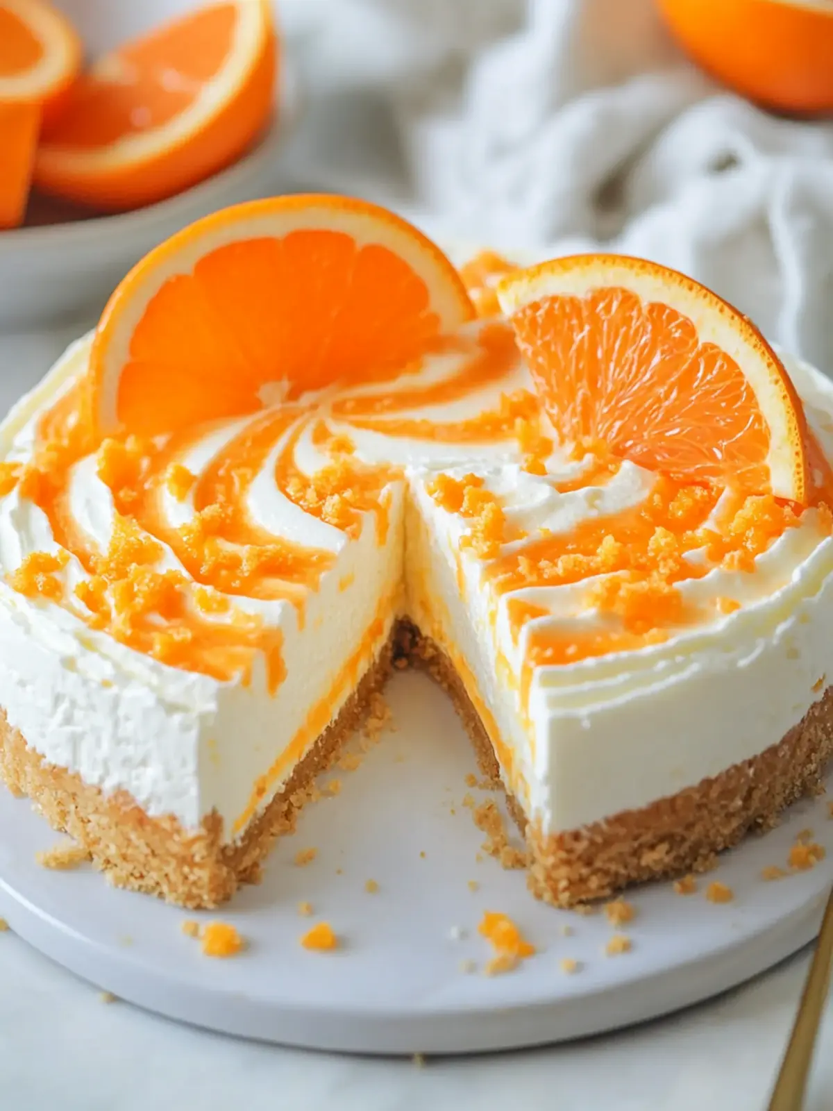 Luscious Orange Creamsicle Cheesecake You’ll Adore 4 Orange Creamsicle Cheesecake