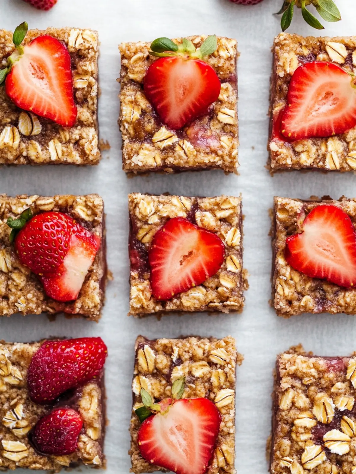 Delicious Strawberry Oatmeal Bars for Healthy Snacking 2 Strawberry Oatmeal Bars