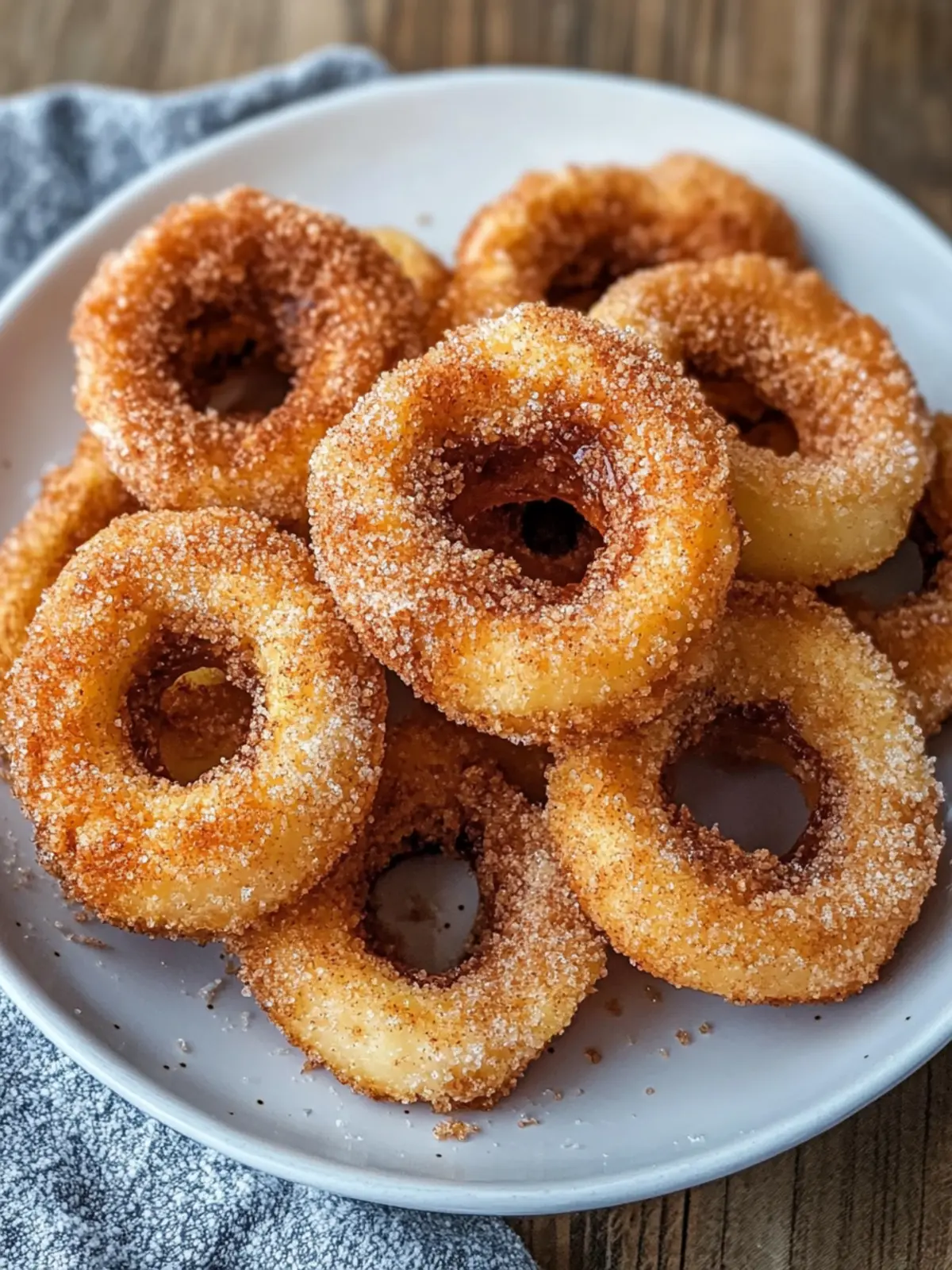 Crispy Air Fryer Cinnamon Apple Rings You’ll Love to Snack On 4 Air Fryer Cinnamon Apple Rings