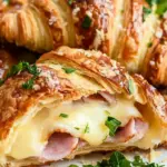 Baked Ham and Cheese Croissants With a Sweet Surprise 6 Baked Ham and Cheese Croissants