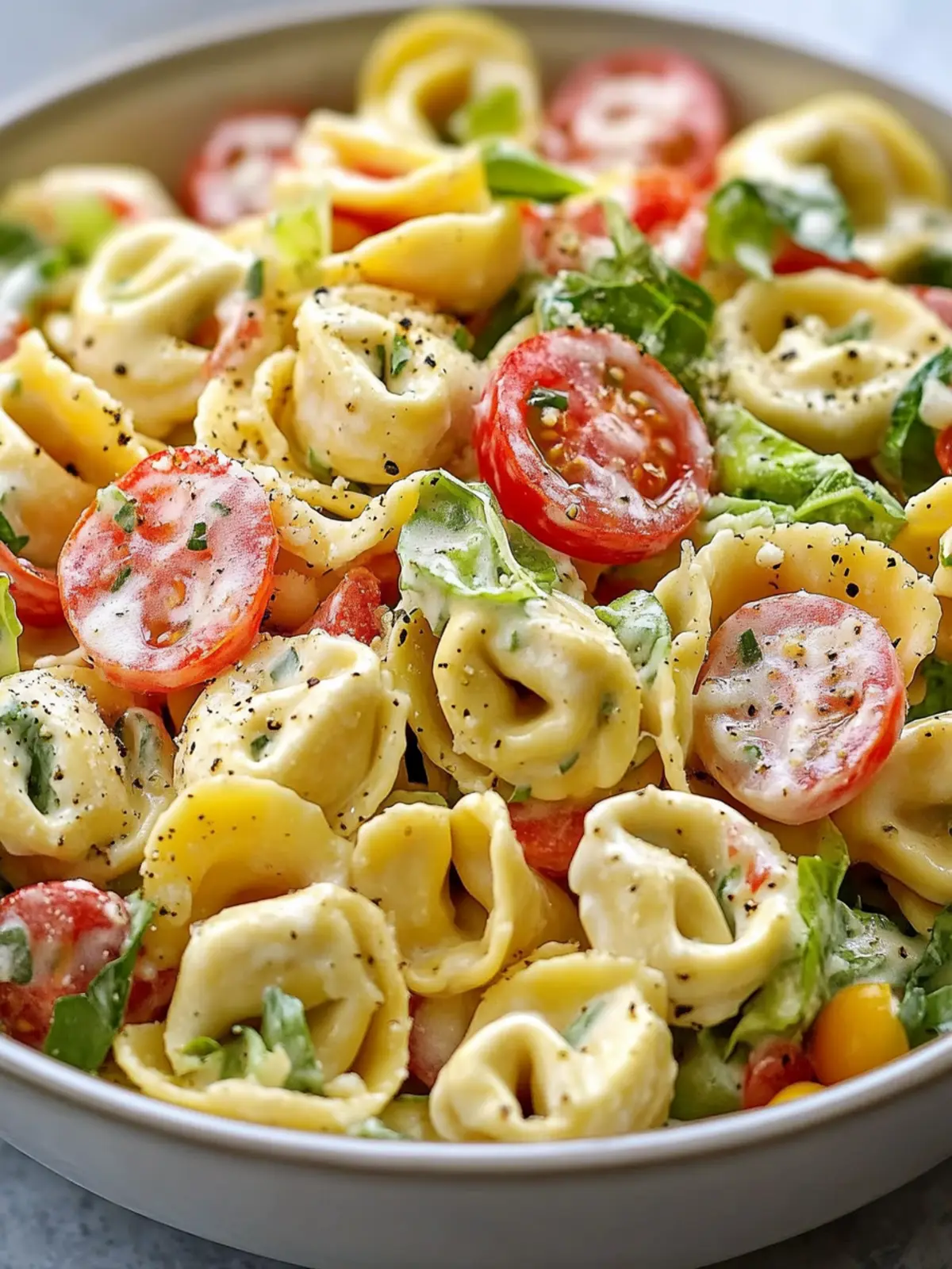 Italian Grinder Tortellini Salad: A Creamy, Flavor-Packed Delight 2 Italian Grinder Tortellini Salad