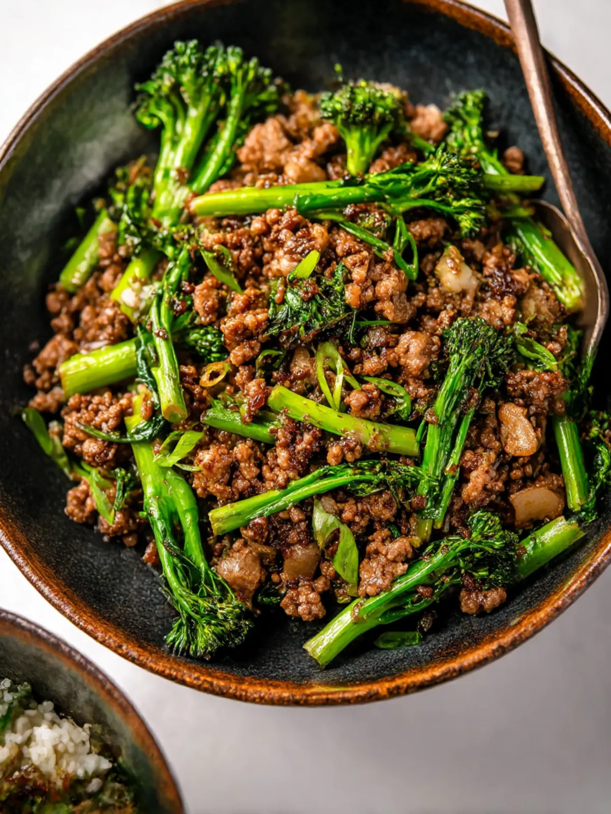 Crispy Ground Beef and Baby Broccoli Bowls for Quick Dinners 5 Crispy Ground Beef and Baby Broccoli