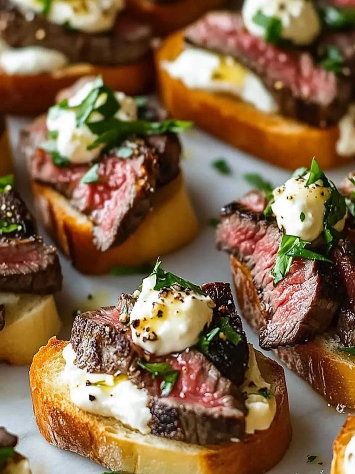Savory Steak Crostini with Chimichurri You’ll Crave Forever 2 Steak Crostini