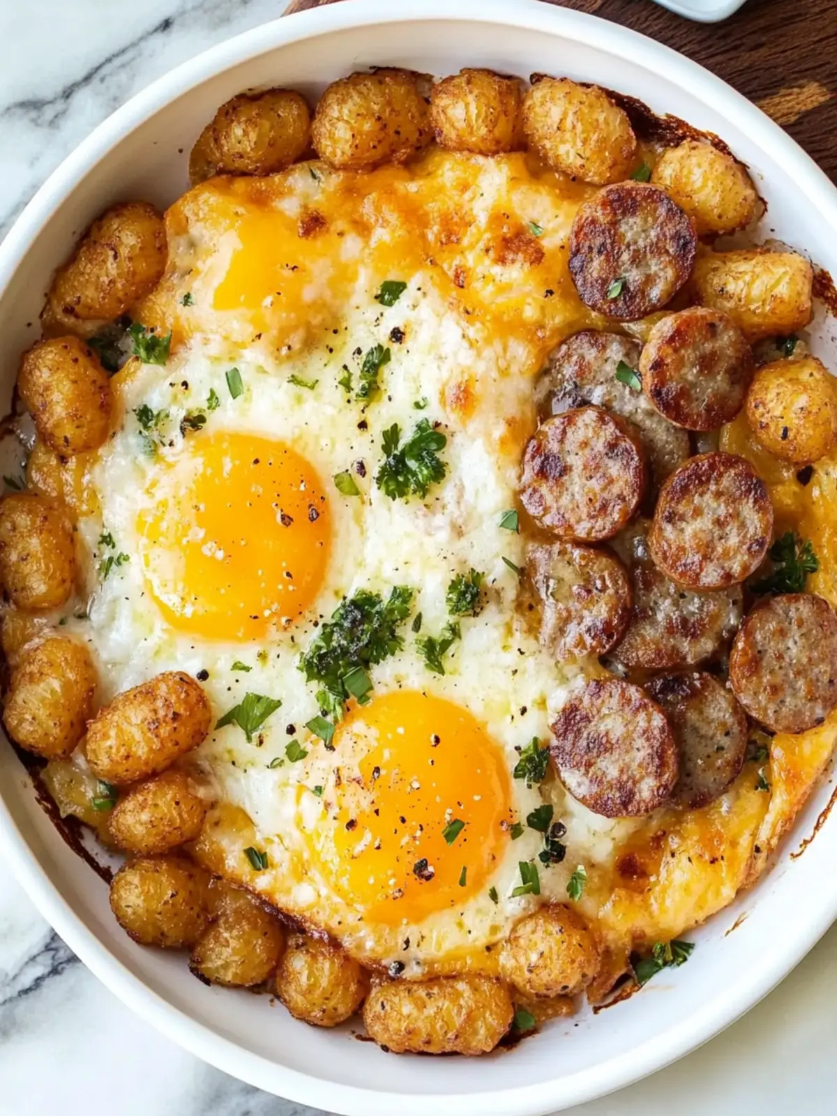 Sizzle Up Your Mornings with Tater Tot Sausage Breakfast Casserole 5 Tater Tot Sausage Breakfast