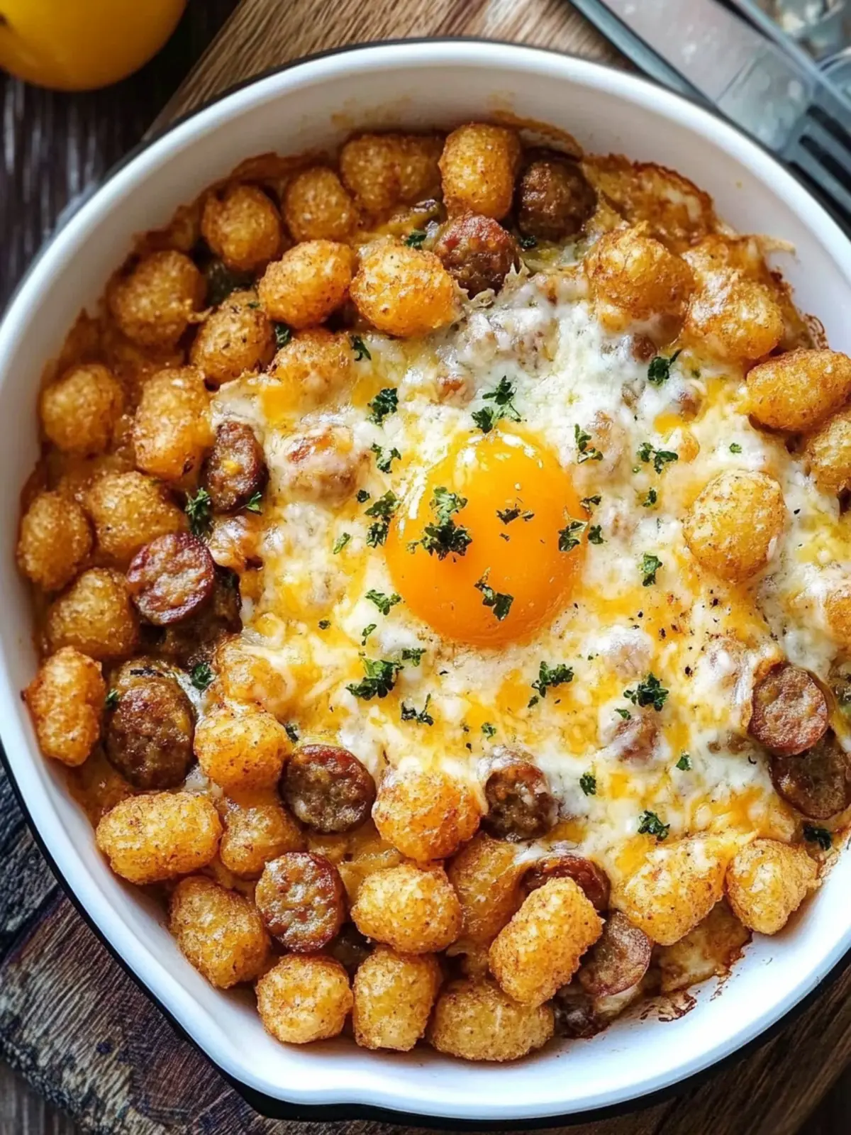 Sizzle Up Your Mornings with Tater Tot Sausage Breakfast Casserole 3 Tater Tot Sausage Breakfast