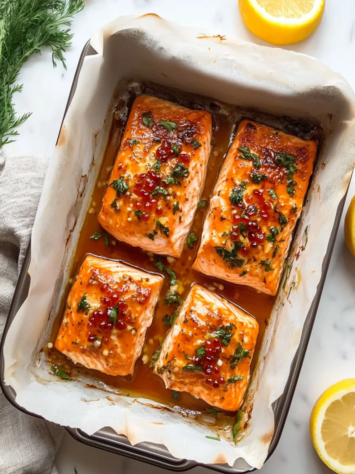 Succulent Baked Salmon with Honey Garlic Glaze for Easy Dinners 2 Baked Salmon