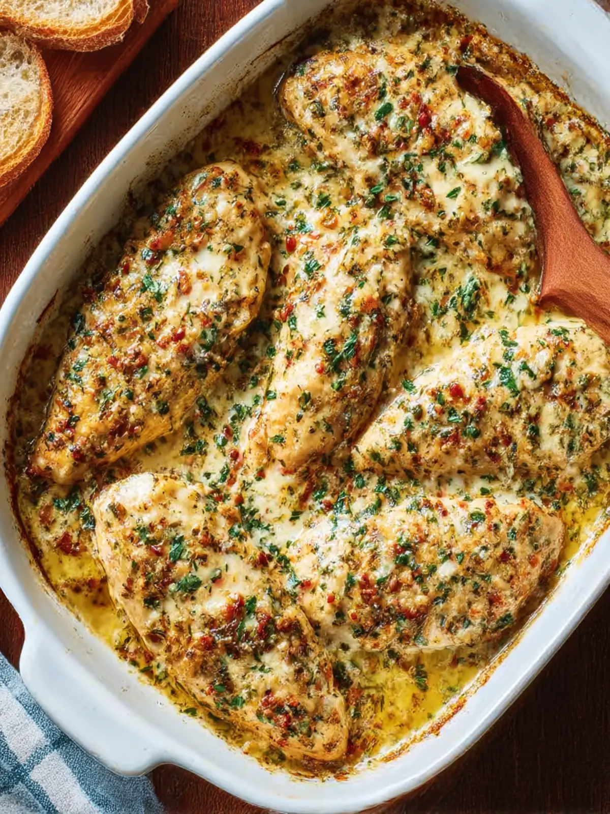 Garlic Parmesan Chicken Bake: Quick, Low-Carb Family Favorite 3 Garlic Parmesan Chicken Bake