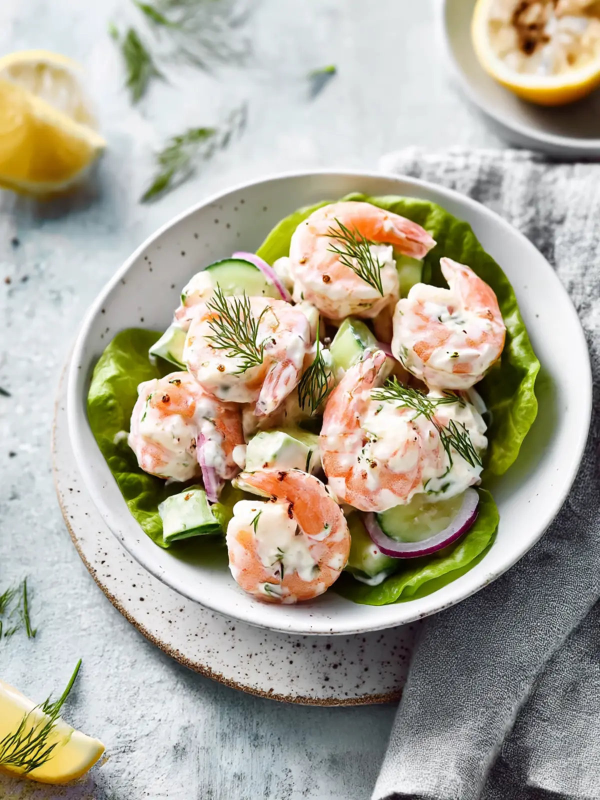 Shrimp Salad Surprise: Creamy, Zesty Perfection Awaits 5 Shrimp Salad