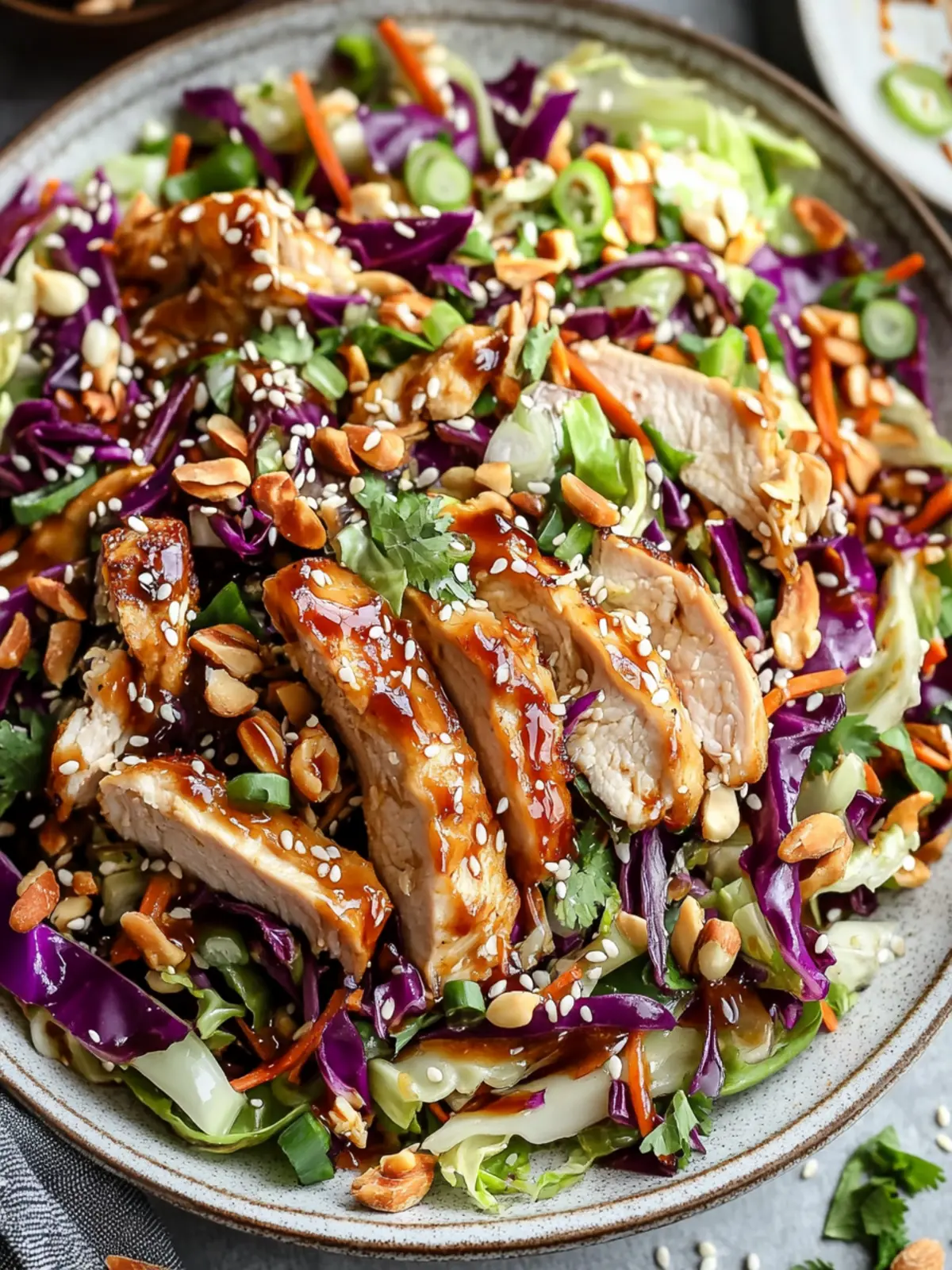 Sesame Chicken Cabbage Crunch Salad: Fresh, Flavorful & Fun! 5 Sesame Chicken Cabbage Crunch Salad
