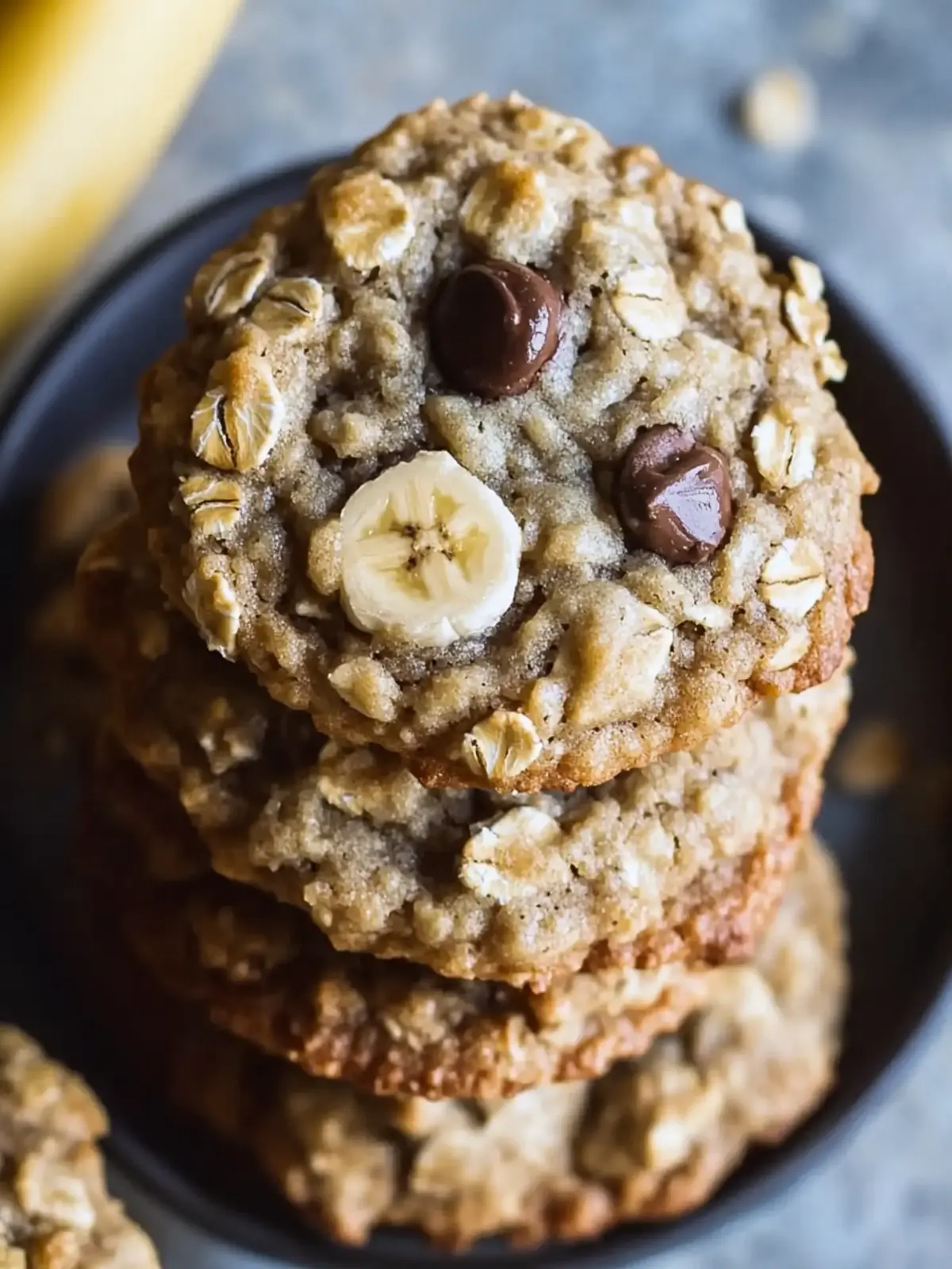 Chewy Banana Oatmeal Cookies That’ll Steal Your Heart 2 Chewy Banana Oatmeal Cookies