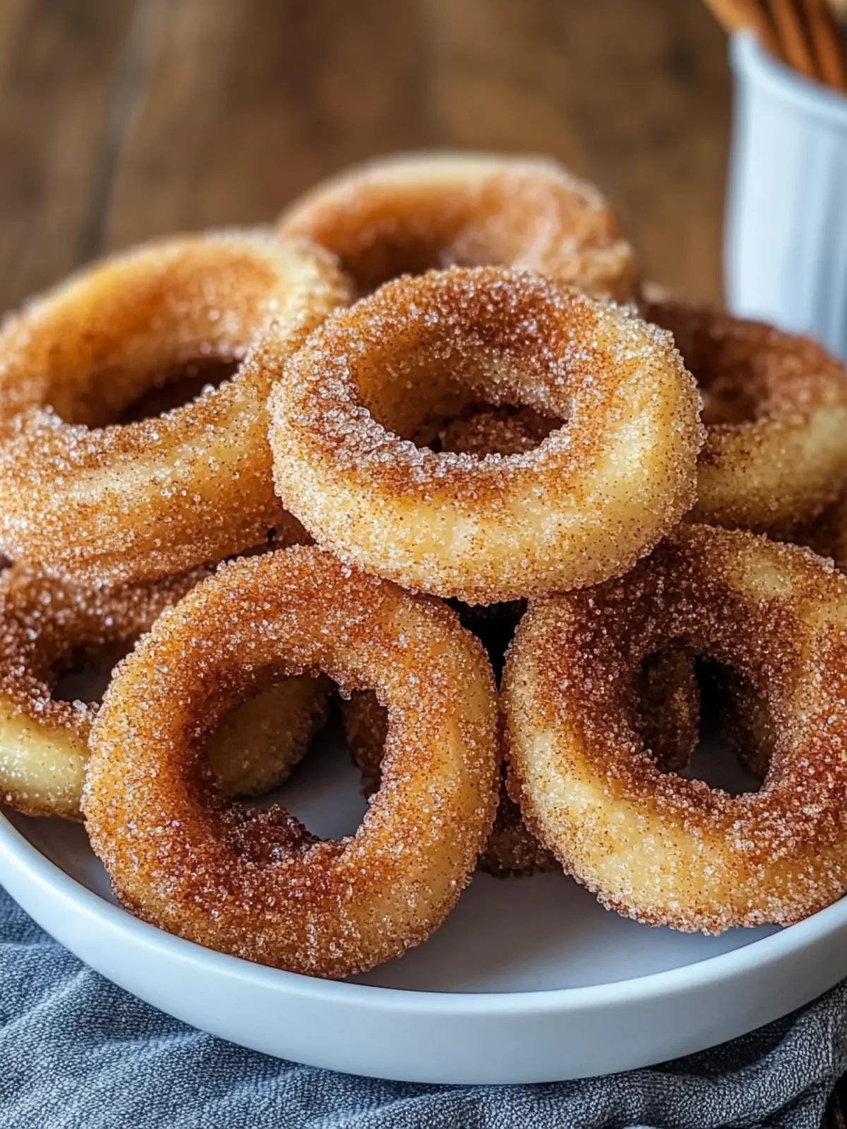Crispy Air Fryer Cinnamon Apple Rings You’ll Love to Snack On 2 Air Fryer Cinnamon Apple Rings