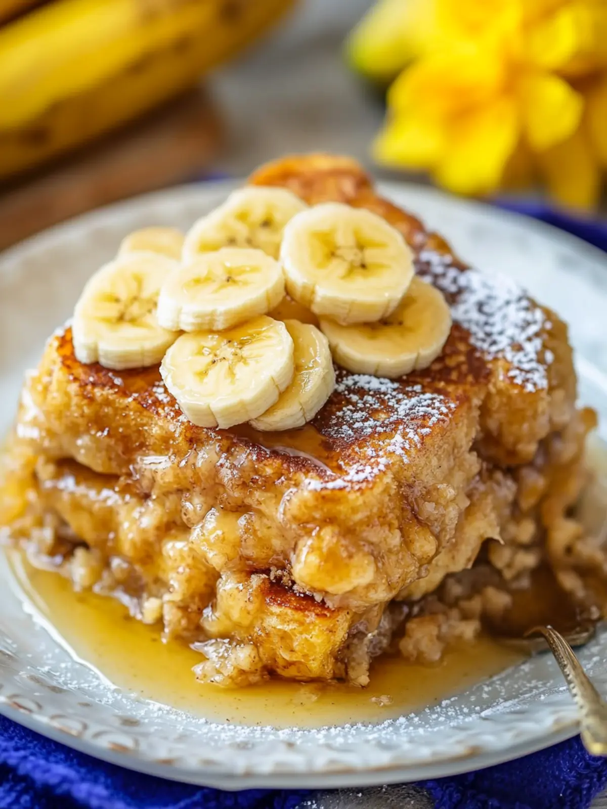 Irresistible Overnight Baked Banana French Toast Delight 3 Overnight Baked Banana French Toast