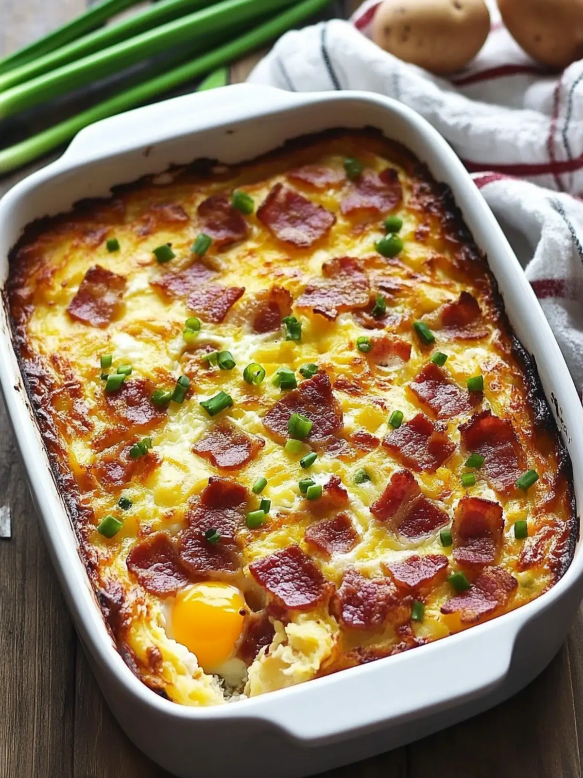 Irresistible Bacon, Potato, and Egg Casserole Delight 3 Bacon, Potato, and Egg Casserole