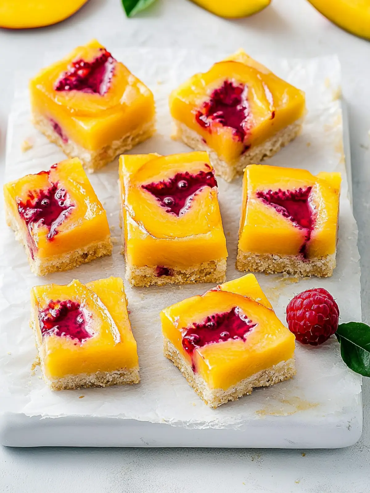 Raspberry Mango Bars That Will Brighten Your Summer Dessert 4 Raspberry Mango Bars