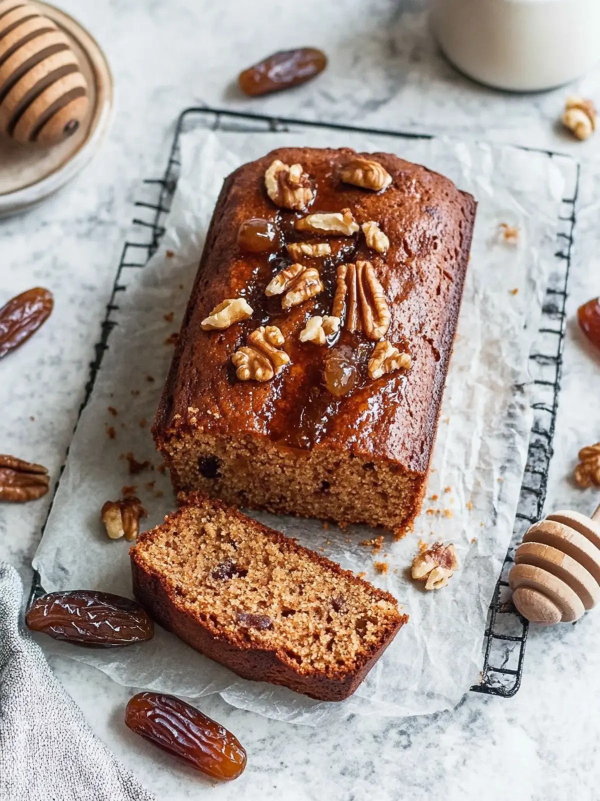 Delicious Date Honey Nut Cake for Sweet Homemade Moments 3 Date Honey Nut Cake