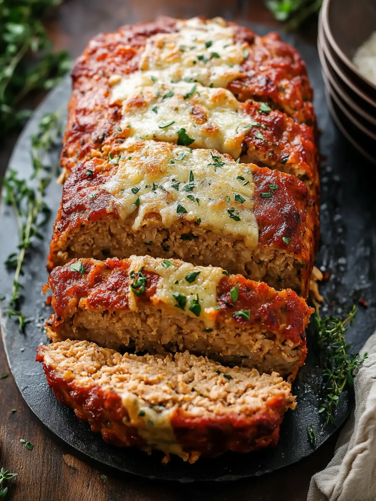 Deliciously Juicy Parmesan Chicken Meatloaf for Family Dinners 3 Parmesan Chicken Meatloaf