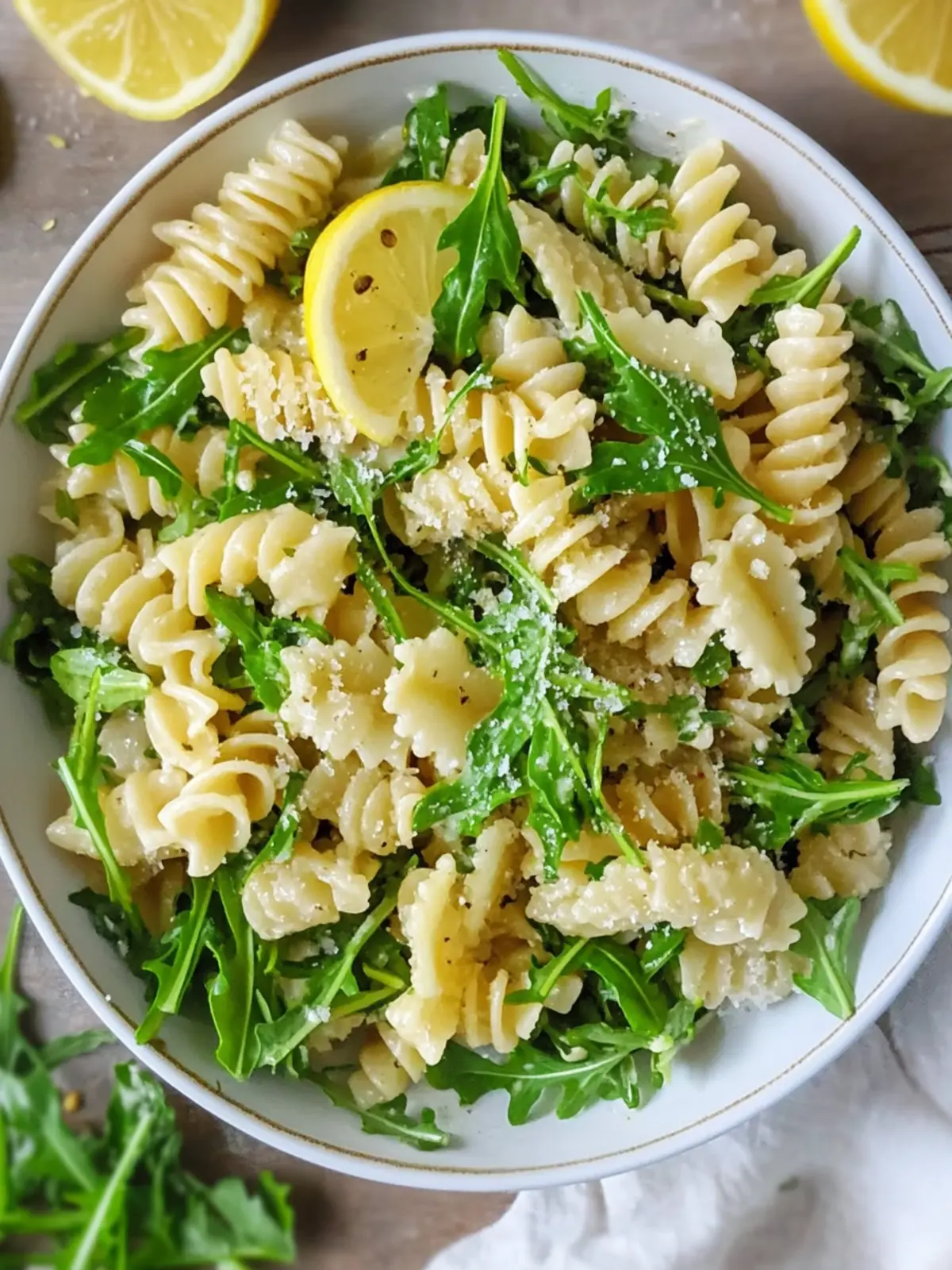 Zesty Lemon Arugula Pasta Salad for Refreshing Summer Meals 5 Lemon Arugula Pasta Salad
