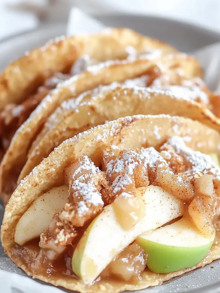 Air Fryer Apple Pie Cheesecake Tacos