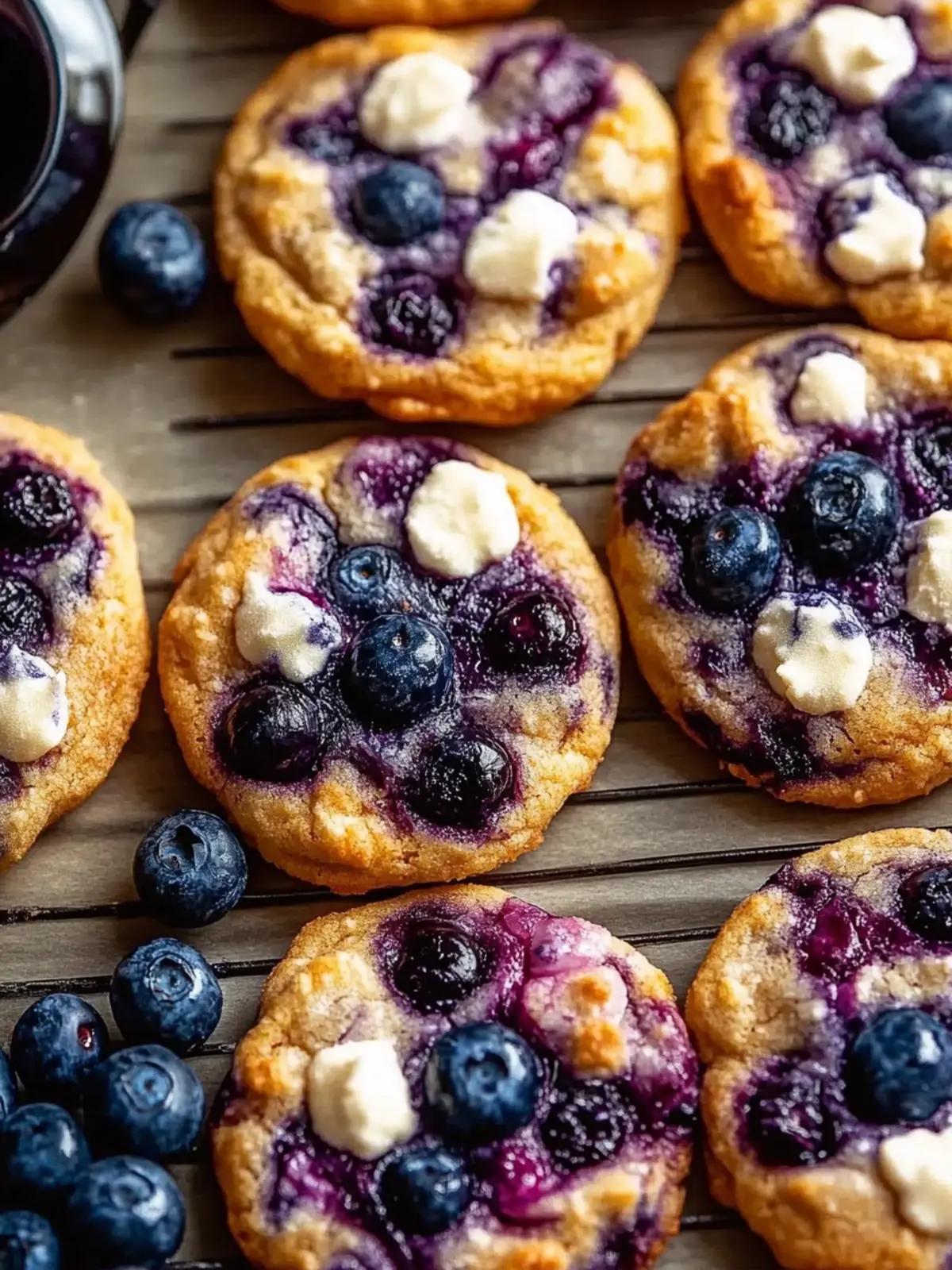 Viral Blueberry Cookies with Creamy White Chocolate Bliss 4 Viral Blueberry Cookies