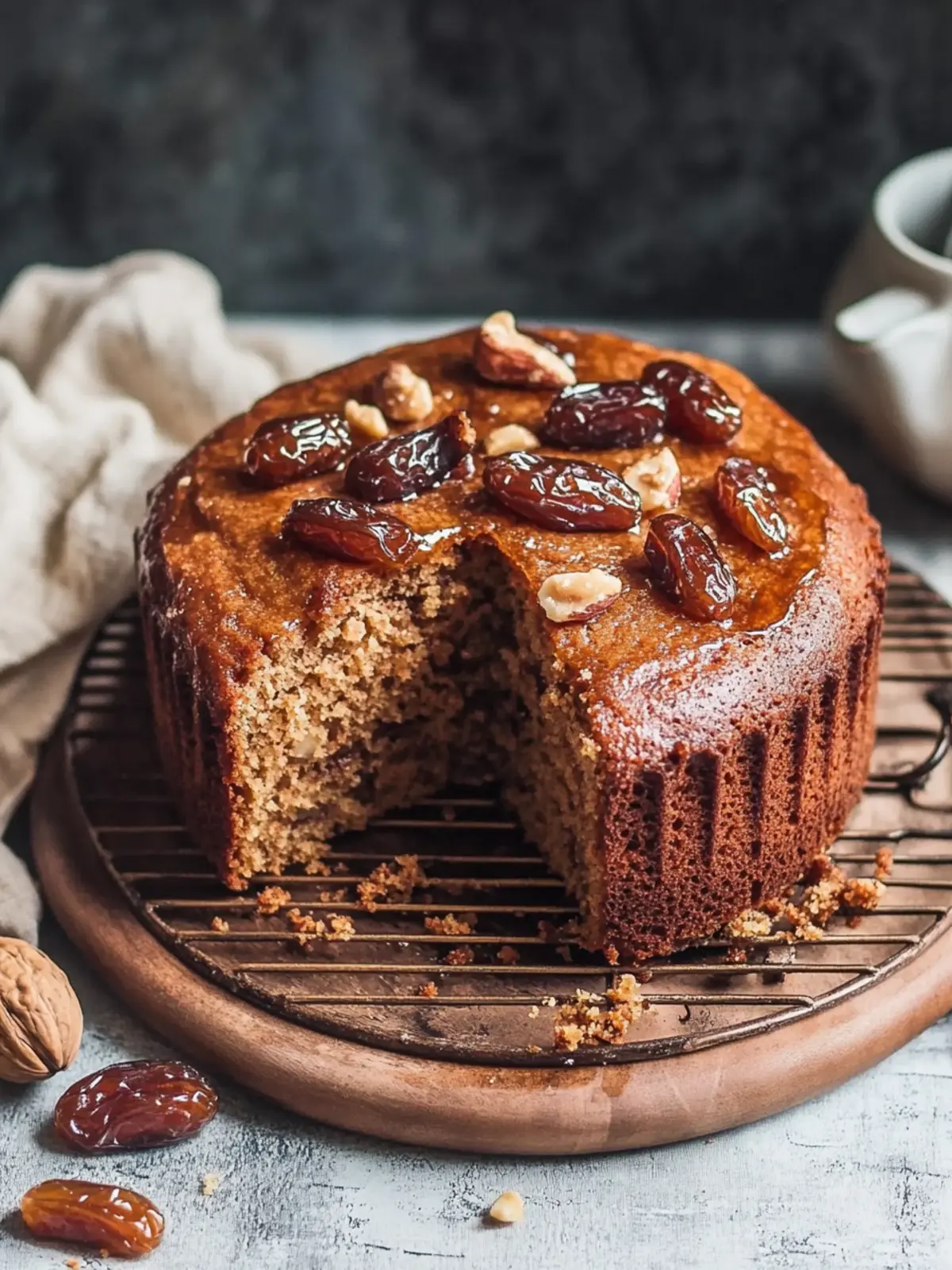 Delicious Date Honey Nut Cake for Sweet Homemade Moments 4 Date Honey Nut Cake