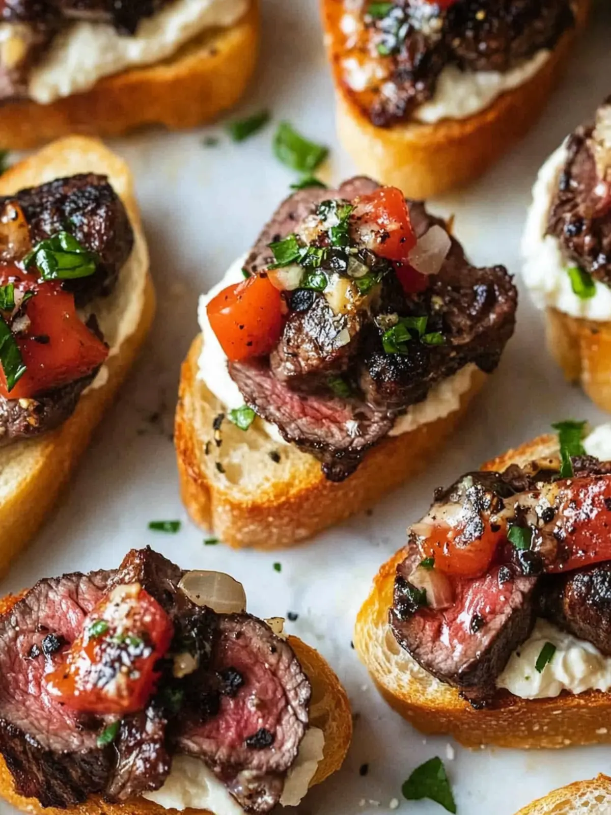 Savory Steak Crostini with Chimichurri You’ll Crave Forever 3 Steak Crostini